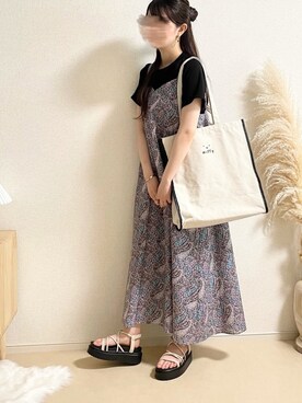 TOMOさん（レディース・154cm）の春コーディネート