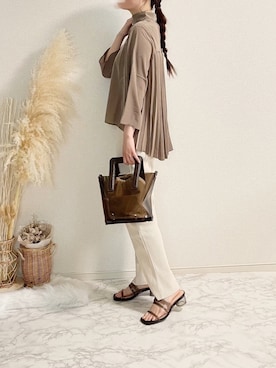 TOMOさん（レディース・154cm）の春コーディネート