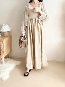 TOMOさん（レディース・154cm）の夏コーディネート