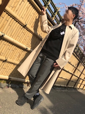 「Rename（リネーム）のアイテム（ボディバッグ/ウエストポーチ）」を使った、とん。さん（メンズ・181cm）の春コーディネート