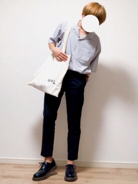 「ARMANI EXCHANGE（アルマーニエクスチェンジ）のアイテム（腕時計）」を使った、SHOSEIさん（メンズ・171cm）の春コーディネート