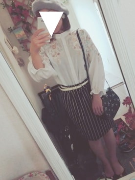「ランチコーデ」｜ma.coさん（レディース・146cm・20代）の春コーディネート