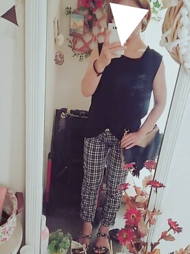 「あつい！！」｜ma.coさん（レディース・146cm）の夏コーディネート