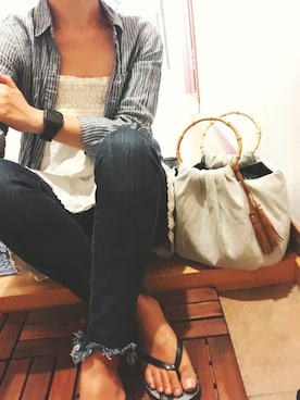 「ELECTRIC（エレクトリック）のアイテム」を使った、toco72さん（レディース・154cm）の春コーディネート