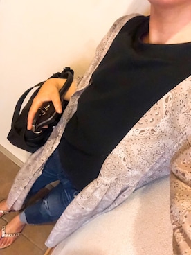 「腰パン」｜「アイテム（財布/小物）」を使った、toco72さん（レディース・154cm）の夏コーディネート