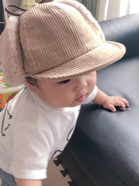 「息子服」｜はるままさん（キッズ・60cm）の秋コーディネート