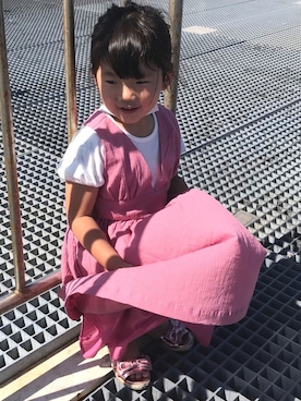 「BdeR（ビーデアール）のアイテム」を使った、ょぴさん（キッズ・100cm）の春コーディネート