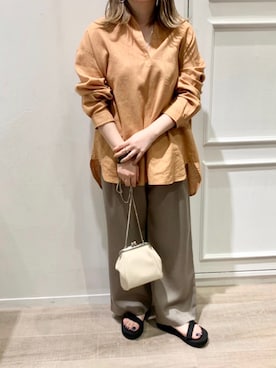 「Teva（テバ）のTeva / プラットフォーム ユニバーサル（サンダル）」を使った、nakapiさん（レディース・150cm）の春コーディネート