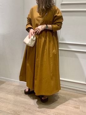 「Teva（テバ）のTeva / プラットフォーム ユニバーサル（サンダル）」を使った、nakapiさん（レディース・150cm）の春コーディネート