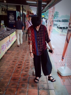 たくろさん(メンズ・171cm)の夏コーディネート