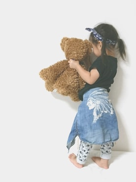 「goa（ゴア）のアイテム」を使った、love.hiiiさん（キッズ・90cm）の夏コーディネート