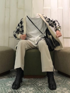 「LEANN（リーン）のアイテム」を使った、志賀さん（メンズ・172cm）の冬コーディネート