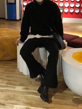 「LEANN（リーン）のアイテム」を使った、志賀さん（メンズ・172cm）の冬コーディネート