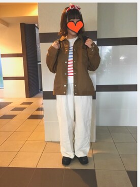 「Kastane」｜「アイテム（モカシン/デッキシューズ）」を使った、ともちゃんさん（レディース・152cm）の春コーディネート