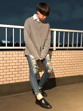 ykunykunさん（メンズ・172cm）の春コーディネート