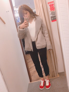 mzkさん（レディース・152cm）の冬コーディネート