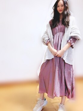 IU 𓁫さん（レディース・163cm）の秋コーディネート