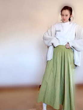 IU 𓁫さん（レディース・163cm）の秋コーディネート