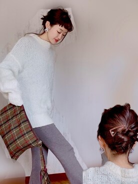 IU 𓁫さん(レディース・163cm)の秋コーディネート