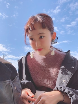 IU 𓁫さん(レディース・163cm)の冬コーディネート