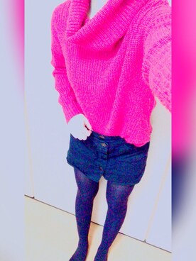 yさん（レディース・157cm）の冬コーディネート