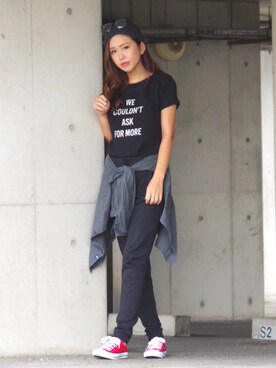 「TES（テス）のアイテム（帽子）」を使った、りささん（レディース・162cm）の秋コーディネート