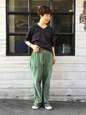 「JOURNAL STANDARD LUXE（ジャーナルスタンダード　ラックス）のアイテム」を使った、JOURNAL STANDARD LUXE 渋谷店さん（レディース・158cm）の夏コーディネート