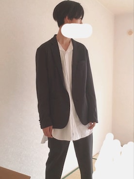 「NANO universe（ナノユニバース）のアイテム（その他アウター）」を使った、なすさん（メンズ・175cm）の秋コーディネート