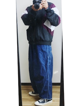 「RAGEBLUE（レイジブルー）のアイテム（ナイロンジャケット）」を使った、takuさん（メンズ・176cm）の秋コーディネート