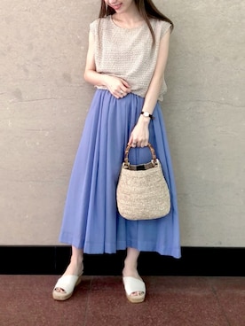 risaさん（レディース・153cm）の夏コーディネート