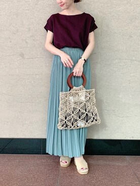 risaさん(レディース・153cm)の夏コーディネート