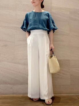 risaさん（レディース・153cm）の夏コーディネート