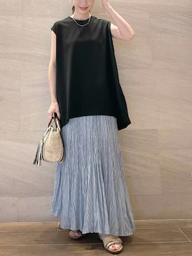 risaさん（レディース・153cm）の夏コーディネート