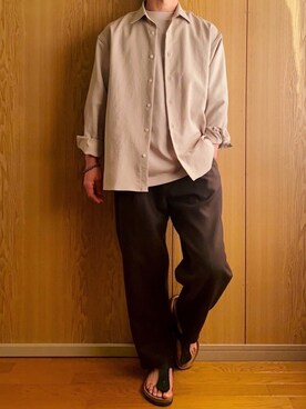「FOSSIL（フォッシル）のアイテム（アクセサリー）」を使った、シンさん（メンズ・170cm）の春コーディネート