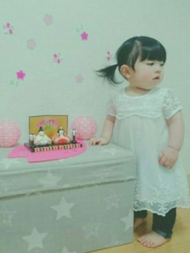 「H&M baby」｜「アイテム（その他）」を使った、sc53nさん（キッズ・70cm）の春コーディネート