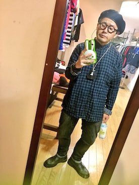 「CUNE（キューン）のアイテム（その他）」を使った、ふるさんさん（メンズ・163cm）の春コーディネート