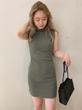 「ミニワンピ」｜YU-KAさん（レディース・152cm）の夏コーディネート