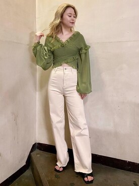 YU-KAさん（レディース・152cm）の夏コーディネート