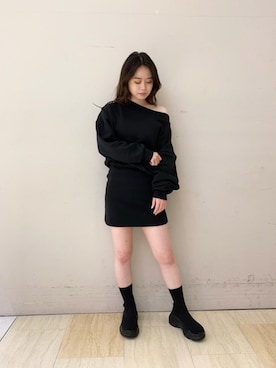 YU-KAさん(レディース・152cm)の冬コーディネート