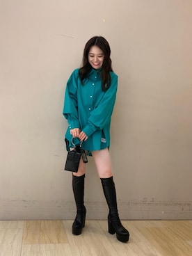 「でにむ」｜「アイテム（キャミソール）」を使った、YU-KAさん（レディース・152cm）の夏コーディネート