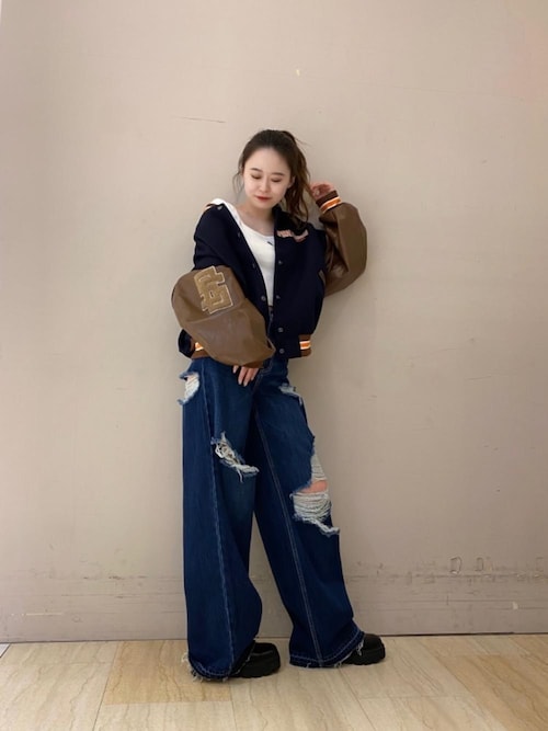 SPIRALGIRL（スパイラルガール） スタジャン ワッペンロゴスタジャン