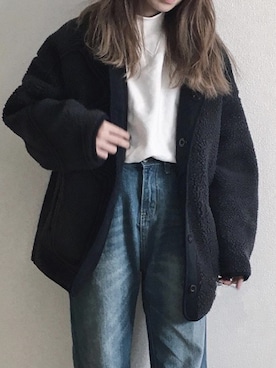 moaさん（レディース・154cm）の冬コーディネート