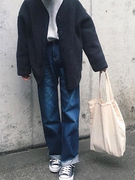 moaさん（レディース・154cm）の冬コーディネート