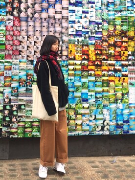 「Carhartt WIP（カーハートダブリューアイピー）のアイテム（ジャケット/アウター）」を使った、瓜萌der泥石流さん（レディース・167cm）の冬コーディネート
