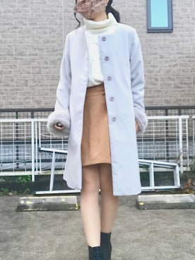 のえる ໒꒱· ﾟさん（レディース・155cm）の冬コーディネート