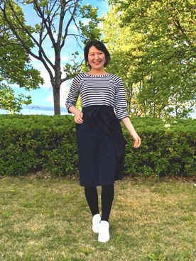 「きちんとスタイル」｜つるまきちひろさん（レディース・164cm・20代）の春コーディネート
