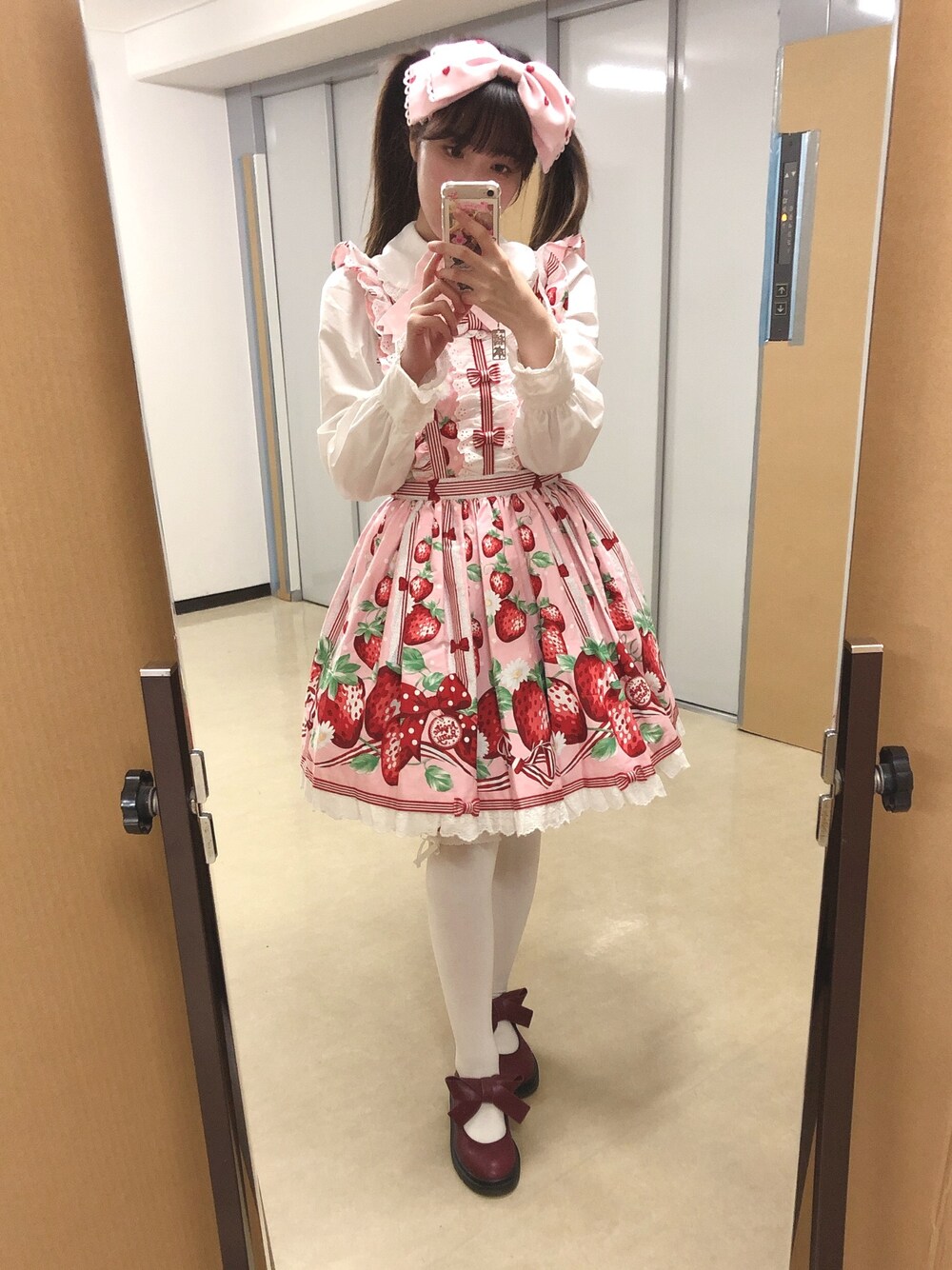 Angelic Prettyのスカート（ピンク系）を使った人気ファッション