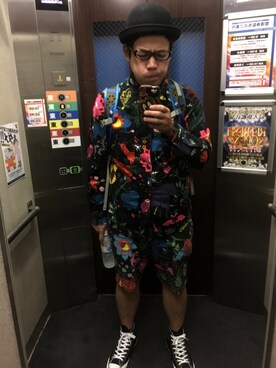 「ボヘミアンズ」｜「アイテム（シャツ/ブラウス）」を使った、アベさん（メンズ・172cm）の秋コーディネート