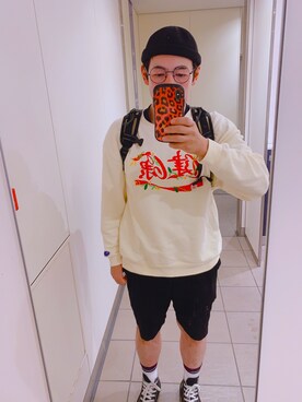 「NATAL DESIGN（ネイタルデザイン）のアイテム（パンツ）」を使った、アベさん（メンズ・172cm）の秋コーディネート