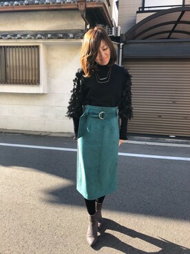 mico020528さん（レディース・154cm）の冬コーディネート